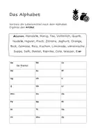 Vorschau - Arbeitsblätter - Das Alphabet und seine Artikel (DaZ/DaF/ Grundschule Kl. 1) - Deckblatt