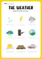 Vorschau - Arbeitsblätter - The Weather - 3-Fach differenziert+Lösungen - Seite 1