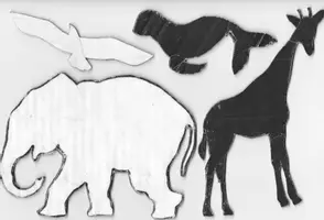Vorschau - Mal- und Bastelvorlagen - Kunstprojekt Arche Noah: Tierschablonen - Seite 1