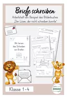 Vorschau - Stundenentwürfe - Briefe schreiben - am Beispiel "Der Löwe der nicht schreiben konnte" - Deckblatt