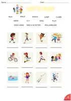 anteprima - Esercizi - let's play worksheets - Pagina 1