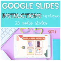 Aperçu - Apprentissages en autonomie - GOOGLE SLIDES Consignes et Instructions Classe SET 2 - Page de couverture