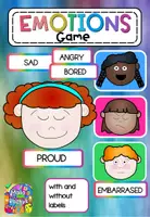 Vista previa - Unidades / Secuencias / Situaciones de Aprendizaje - Juego de las emociones y sentimientos / Emotions card game - Portada