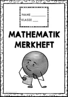 Vorschau - Arbeitsblätter - Deckblatt/ Heftumschläge Mathematik (Übung, Merkheft) - Seite 3