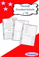Vorschau - Arbeitsblätter - Miniheft Grundwortschatz "r" (1) - Deckblatt