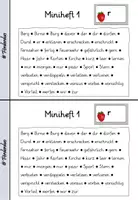 Vorschau - Arbeitsblätter - Miniheft Grundwortschatz "r" (1) - Seite 1