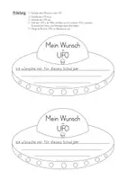 Vorschau - Mal- und Bastelvorlagen - Mobile Wunsch-UFO - Seite 2