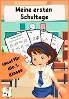 Vorschau - Arbeitsblätter - SPARPAKET - Schulbeginn + GRATIS XXL-Malbuch - Deckblatt