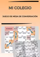 Vorschau - Spiele - Mi colegio - Juego de conversación - Deckblatt