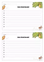 Vorschau - Arbeitsblätter - Rondell schreiben - Thema Wald - 3-fach differenziert & Selbstkontrolle - 3./4. Klasse - Seite 3
