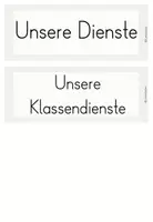 Vorschau - Poster - Klassendienste - Unsere Dienste - Seite 2