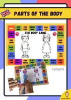 anteprima - Materiale di supporto/inclusione - The body game - Parts of the body - Pagina di copertina