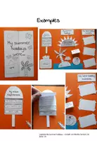 Vorschau - Arbeitsblätter - Lapbook: My summer holidays were... - Summer holidays review - Seite 1