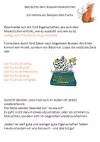 Vorschau - Aufgabenkarten - Schreibwerkstatt Klassenmaskottchen - Seite 1