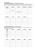 Vorschau - Arbeitsblätter - LOS TIEMPOS VERBALES EN ESPAÑOL - Bildung der Zeiten des Spanischen - Seite 1