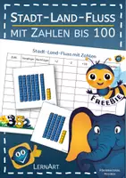 Vorschau - Spiele - Stadt-Land-Fluss mit Zahlen bis 100 - Deckblatt