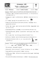 Vorschau - Arbeitsblätter - Tenses - a refresher course Tortoise (6 Arbeitsblätter mit Lösungen) - Deckblatt