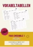 Vorschau - Arbeitsblätter - Materialpaket Vokabeltabellen für Tous ensemble 1 Lektion 1-6 - Seite 1