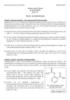 Vorschau - Arbeitsblätter - Säure-Base-Chemie - Klausur / Aufgaben für die Oberstufe - Seite 1