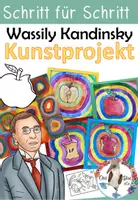 Vorschau - Unterrichtsreihen - Kunstprojekt - Apfel nach Wassily Kandinsky - mit Smartboard Präsentation - Deckblatt