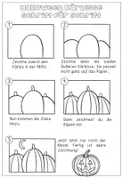 Vorschau - Unterrichtsreihen - Kunstprojekt - Halloween Kürbisse - Schritt für Schritt mit Smartboard Präsentation - Seite 3