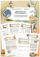 Vorschau - Arbeitsblätter - Elektromagnetismus: Arbeitsmappe mit Übungsfragen - Deckblatt