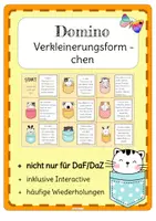 Vorschau - Fördermaterial/Inklusion - Lesedomino Verkleinerungsform -chen - Deckblatt