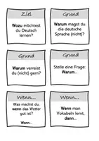 Vorschau - Aufgabenkarten - Konversationskarten Adverbialsätze (DaZ/ DaF, Deutsch) - Seite 2