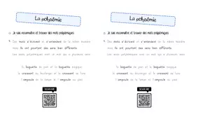 Aperçu - Fiches - Leçons de vocabulaire - CE1 CE2 - Page 3
