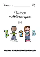 Aperçu - Feuilles d'exercices - Fichier de fluence maths CE1 - Période 1 - Page de couverture