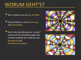 Vorschau - Stundenentwürfe - Kunstprojekt „Op-Art Cones“ – Optische Täuschung mit Buntstiften Schritt für Schritt - Seite 2