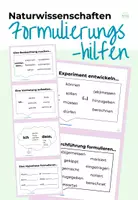 Vorschau - Fördermaterial/Inklusion - Formulierungshilfen für die Naturwissenschaften - Deckblatt