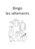 Vorschau - Spiele - BINGO les vêtements Dis Donc 5 unité 6 - Deckblatt
