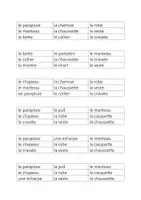 Vorschau - Spiele - BINGO les vêtements Dis Donc 5 unité 6 - Seite 3
