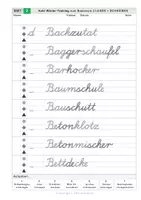 Vorschau - Arbeitsblätter - Wörtertraining in LA - Nomen mit Zischlauten und Schärfungen - Seite 3