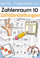 Vorschau - Unterrichtsreihen - Zahldarstellungen - Würfelbilder. Strichlisten und Fingerbilder im Zahlenraum 10 - Deckblatt