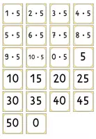 Vorschau - Spiele - Einmaleins - Spiel: Merk es dir! 5er-Reihe - Freiarbeit - Seite 3