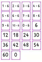 Vorschau - Spiele - Einmaleins - Spiel: Merk es dir! 6er-Reihe - Freiarbeit - Seite 3