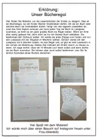 Vorschau - Mal- und Bastelvorlagen - Bücherregal Lesemotivation Lesepass Deutsch Klasse 1-4 - Seite 1
