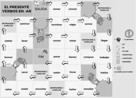 Vorschau - Stationenlernen - El Presente - Verbos en -AR - Juego de dados - Seite 2