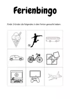 Vorschau - Arbeitsblätter - Ferienbingo - Seite 3