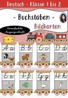 Vorschau - Bildkarten - Buchstabenzug / Buchstaben - Bildkarten / Anlautkarten - Vereinfachte Ausgangsschrift - Deckblatt