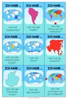 Vorschau - Spiele - Kontinente, Ozeane und Himmelsrichtungen – Erdkunde Lernspiel | Ich habe … wer hat …? 4.–5. Klasse - Seite 3