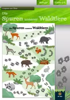 Vorschau - Poster - Ökosystem Wald - Waldtiere und ihre Spuren - Lernposter | Biologie Klasse 6-8 - Deckblatt
