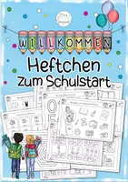 Vorschau - Stationenlernen - Einschulung | Übungsheft zum Schulstart | Klasse 1 | Grundschule - Deckblatt
