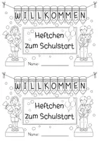Vorschau - Stationenlernen - Einschulung | Übungsheft zum Schulstart | Klasse 1 | Grundschule - Seite 1