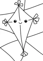 Vorschau - Mal- und Bastelvorlagen - Herbstdrachen, Kunst Grundschule - Seite 1