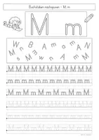 Vorschau - Arbeitsblätter - Buchstabe M, Buchstabeneinführung - Seite 3