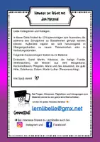Vorschau - Mal- und Bastelvorlagen - Religionsunterricht - Ausmalbilder durch das Jahr - 12 Kopiervorlagen - Seite 1