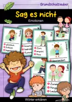 Vorschau - Spiele - Sag es nicht! Emotionen - Wörter erklären - Deckblatt